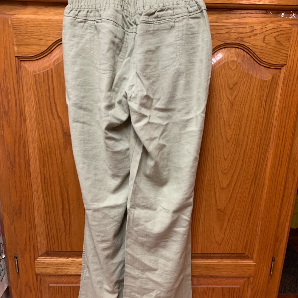 Light green linen pants read description - Picture 4 of 5